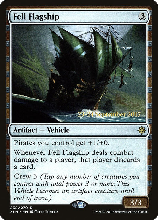 Fell Flagship (Prerelease) (Ixalan) - (Foil): Ixalan Promos