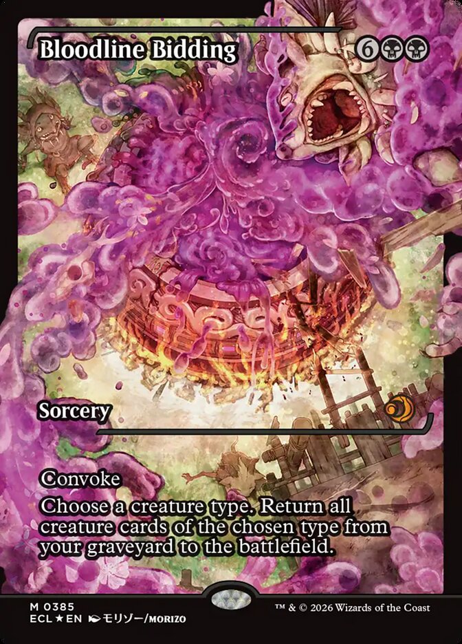 Bloodline Bidding (#385) - (Foil): Lorwyn Eclipsed