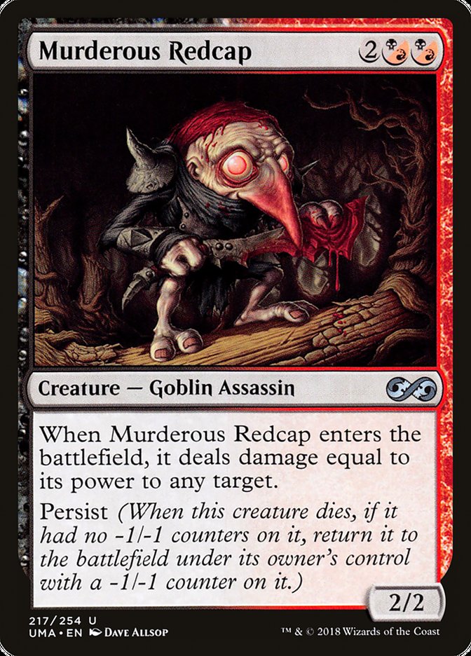 Murderous Redcap: Ultimate Masters