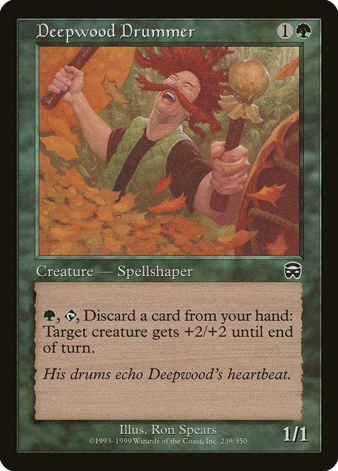 Deepwood Drummer - (Foil): Mercadian Masques