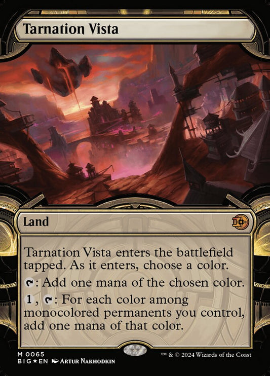 Tarnation Vista (Showcase) (Raised Foil) - (Foil): The Big Score