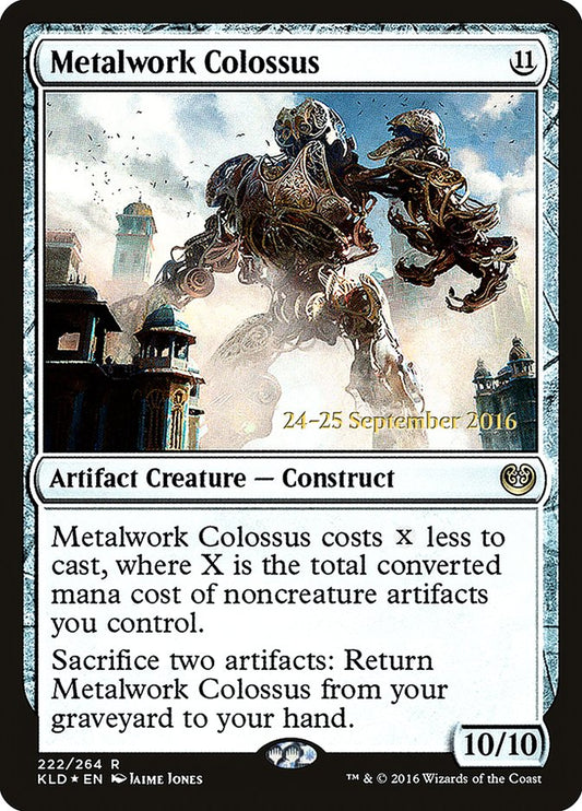 Metalwork Colossus (Prerelease) (Kaladesh) - (Foil): Kaladesh Promos
