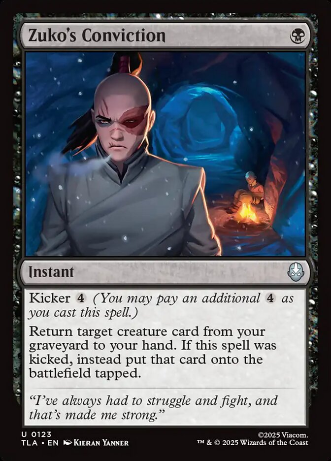 Zuko's Conviction - (Foil): Avatar: The Last Airbender