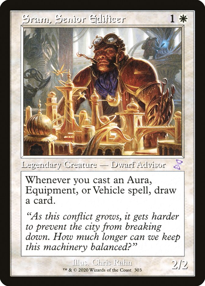 Sram, Senior Edificer (Retro Frame) - (Foil): Time Spiral Remastered