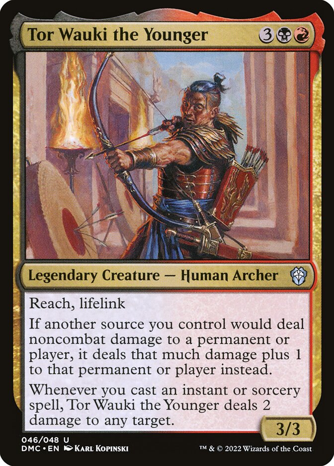 Tor Wauki the Younger - (Foil): Dominaria United Commander