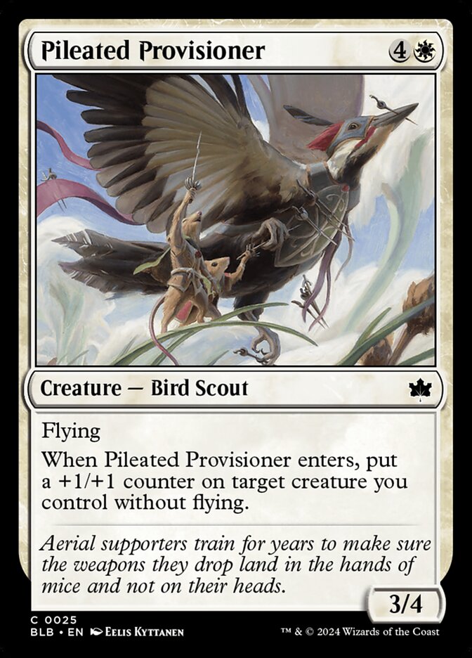 Pileated Provisioner - (Foil): Bloomburrow