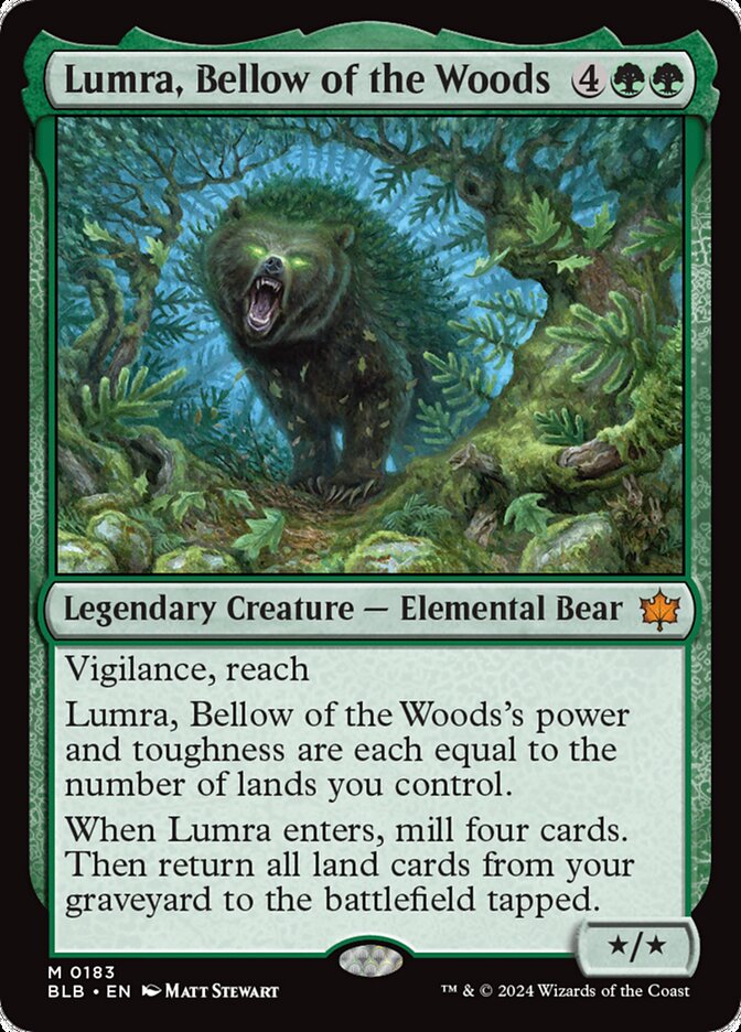 Lumra, Bellow of the Woods - (Foil): Bloomburrow