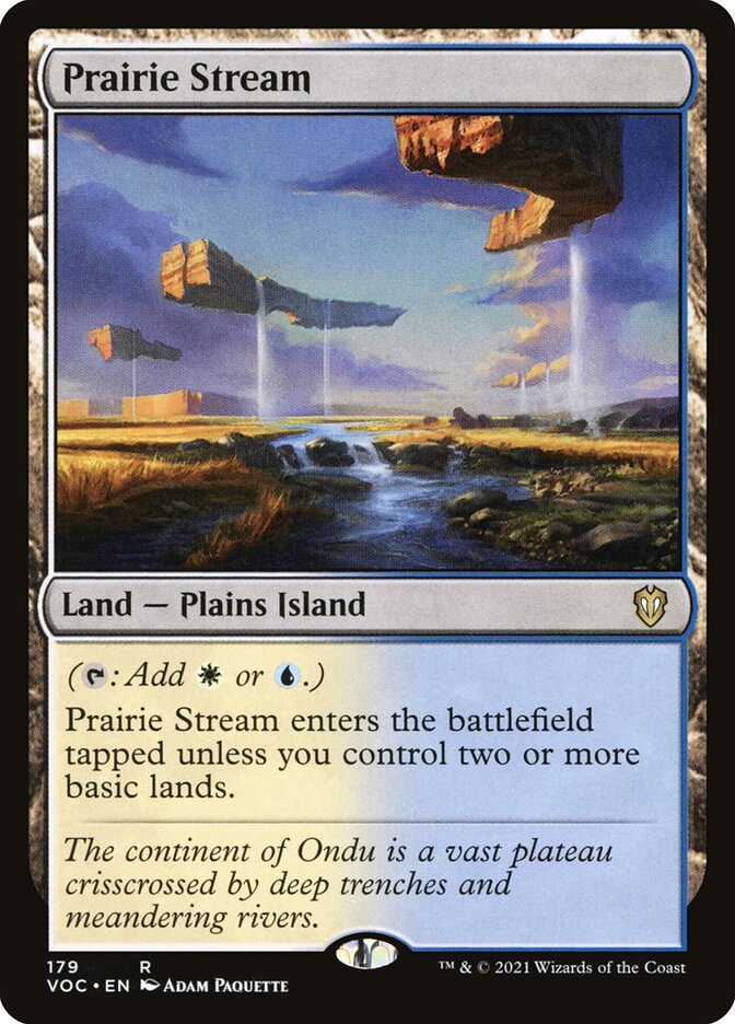 Prairie Stream: Crimson Vow Commander