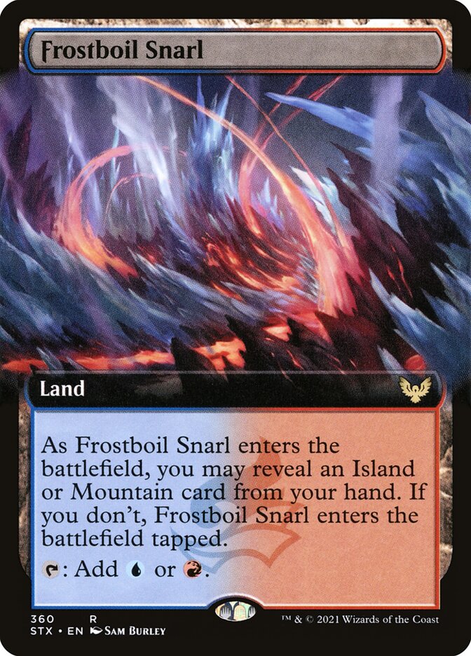 Frostboil Snarl (Extended Art): Strixhaven: School of Mages