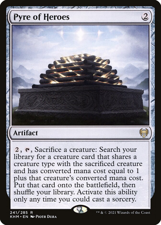 Pyre of Heroes - (Foil): Kaldheim