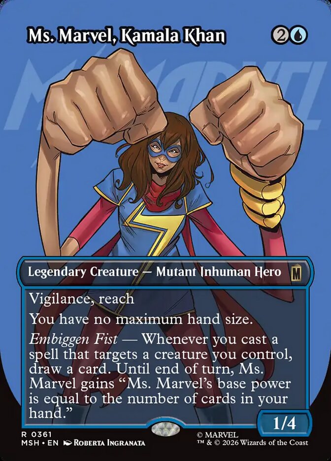 Ms. Marvel, Kamala Khan (Borderless) (#361)