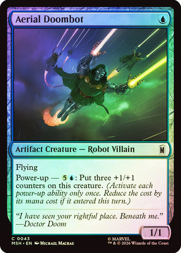 Aerial Doombot - (Foil): Marvel Super Heroes