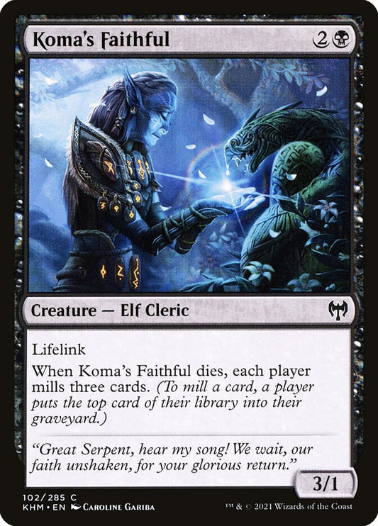 Koma's Faithful - (Foil): Kaldheim