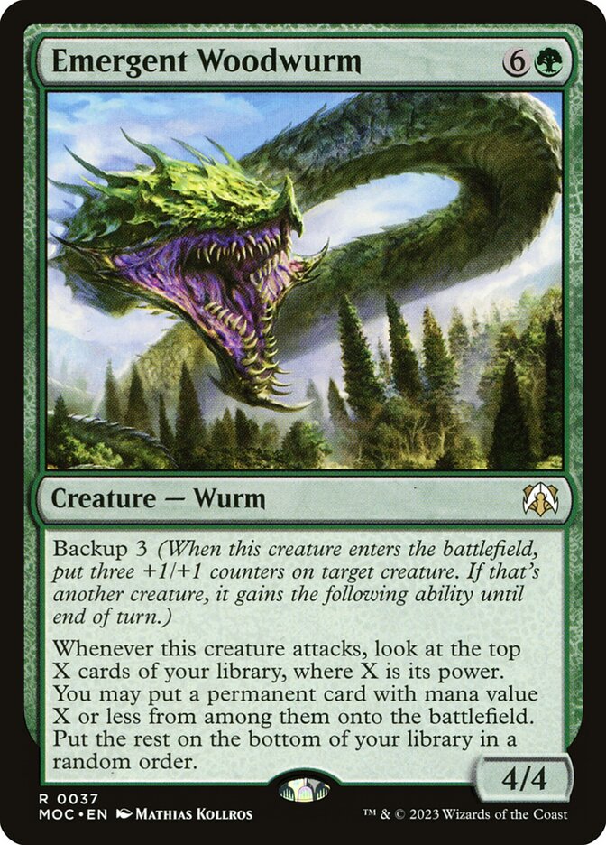 Emergent Woodwurm: March of the Machine Commander