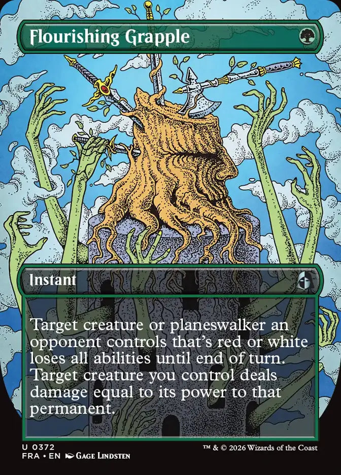 Flourishing Grapple (Borderless) (#372)