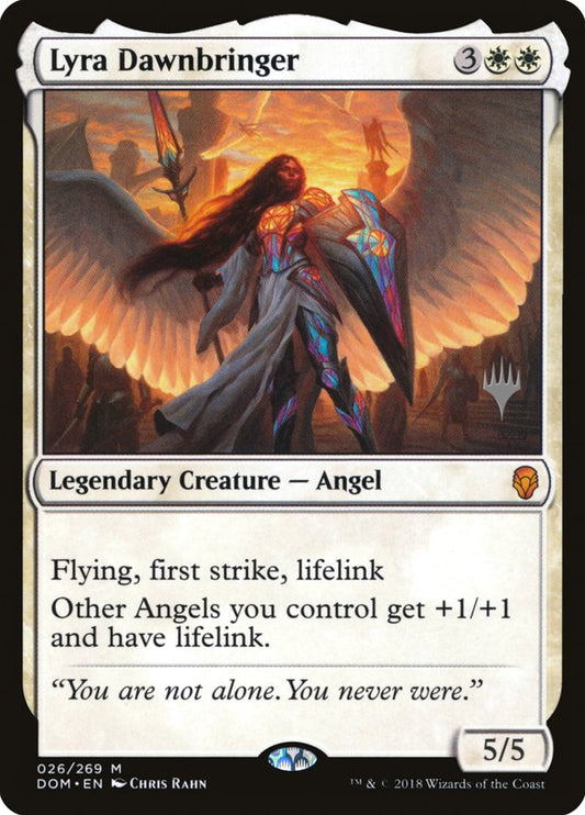 Lyra Dawnbringer (Promo Pack) (Dominaria): Dominaria Promos