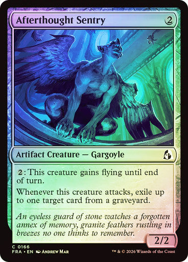 Afterthought Sentry - (Foil): Reality Fracture