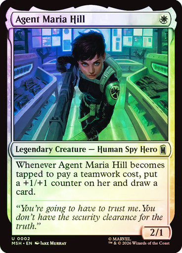 Agent Maria Hill - (Foil): Marvel Super Heroes