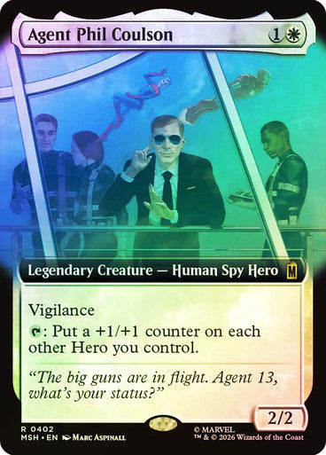 Agent Phil Coulson (Extended Art) (#402) - (Foil): Marvel Super Heroes