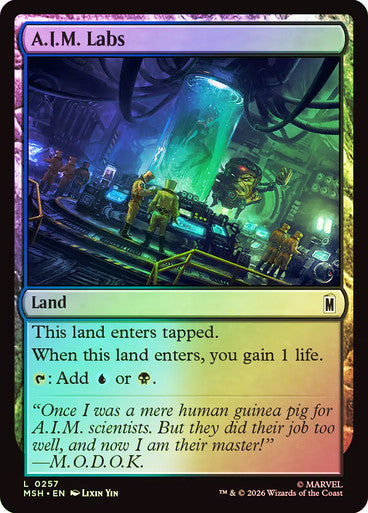 A.I.M. Labs - (Foil): Marvel Super Heroes