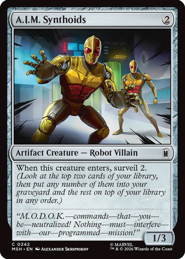 A.I.M. Synthoids: Marvel Super Heroes