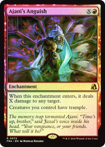 Ajani's Anguish - (Foil): Reality Fracture
