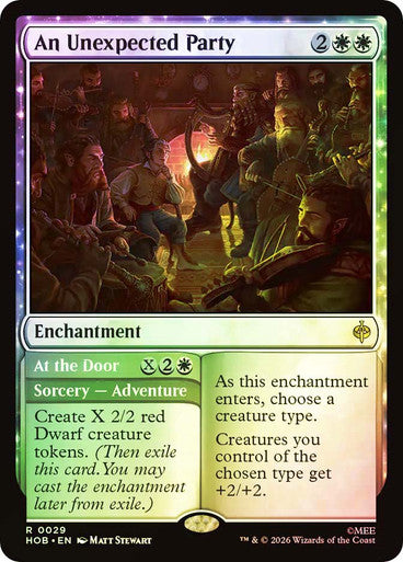 An Unexpected Party // At the Door - (Foil): The Hobbit