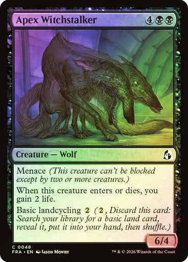 Apex Witchstalker - (Foil): Reality Fracture