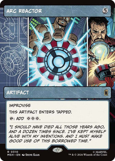 Arc Reactor (Showcase, Borderless) (#310): Marvel Super Heroes