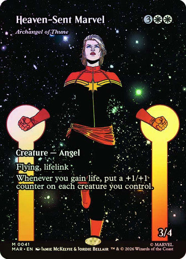 Archangel of Thune (Borderless) (#041) - (Foil): Marvel Universe