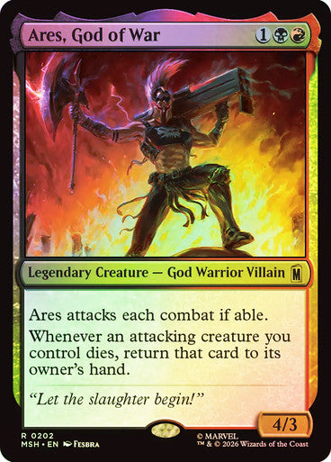 Ares, God of War - (Foil): Marvel Super Heroes