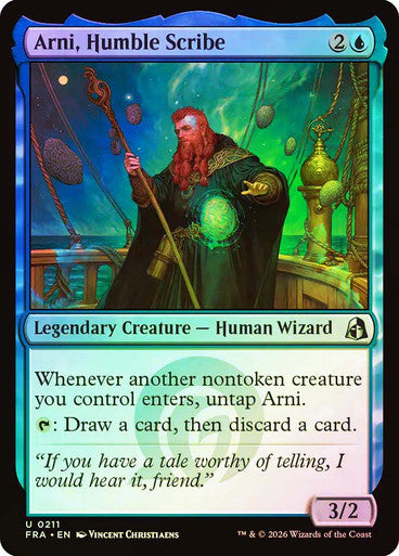 Arni, Humble Scribe - (Foil): Reality Fracture