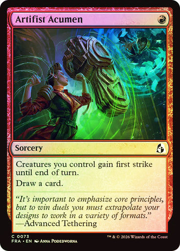 Artifist Acumen - (Foil): Reality Fracture