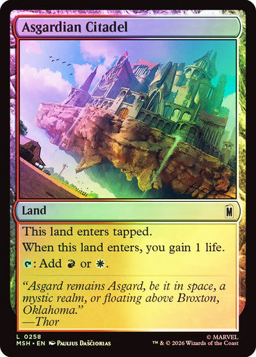 Asgardian Citadel - (Foil): Marvel Super Heroes