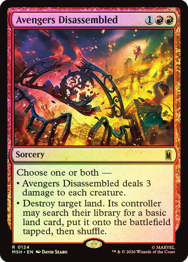 Avengers Disassembled - (Foil): Marvel Super Heroes