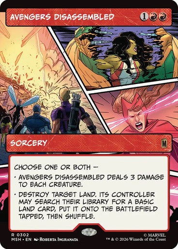 Avengers Disassembled (Showcase, Borderless) (#302): Marvel Super Heroes