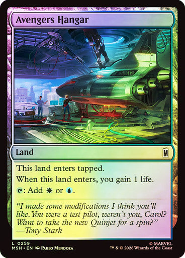 Avengers Hangar - (Foil): Marvel Super Heroes