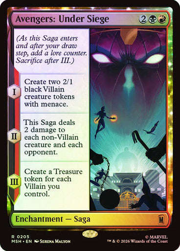 Avengers: Under Siege - (Foil): Marvel Super Heroes