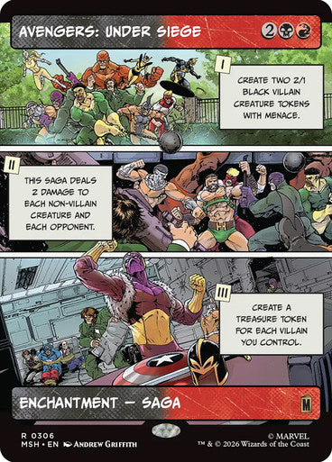 Avengers: Under Siege (Showcase, Borderless) (#306): Marvel Super Heroes