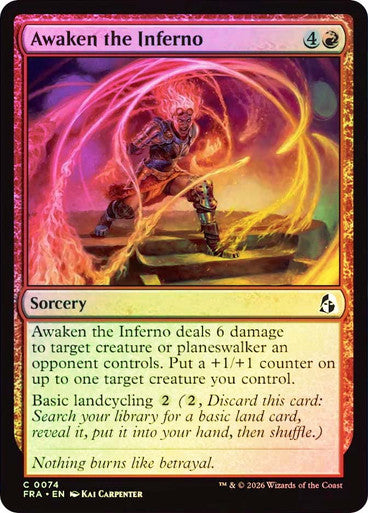 Awaken the Inferno - (Foil): Reality Fracture