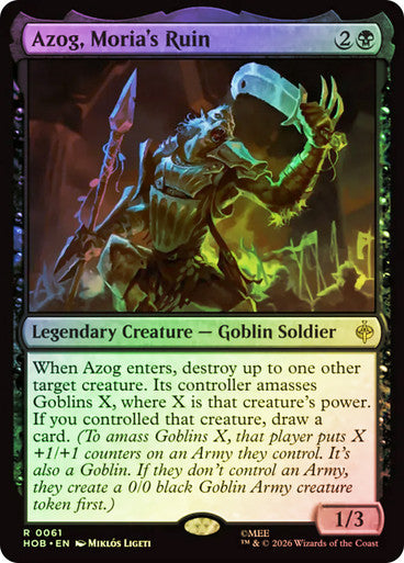 Azog, Moria's Ruin - (Foil): The Hobbit