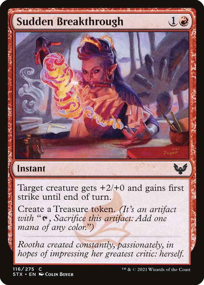 Sudden Breakthrough - (Foil): Strixhaven: School of Mages