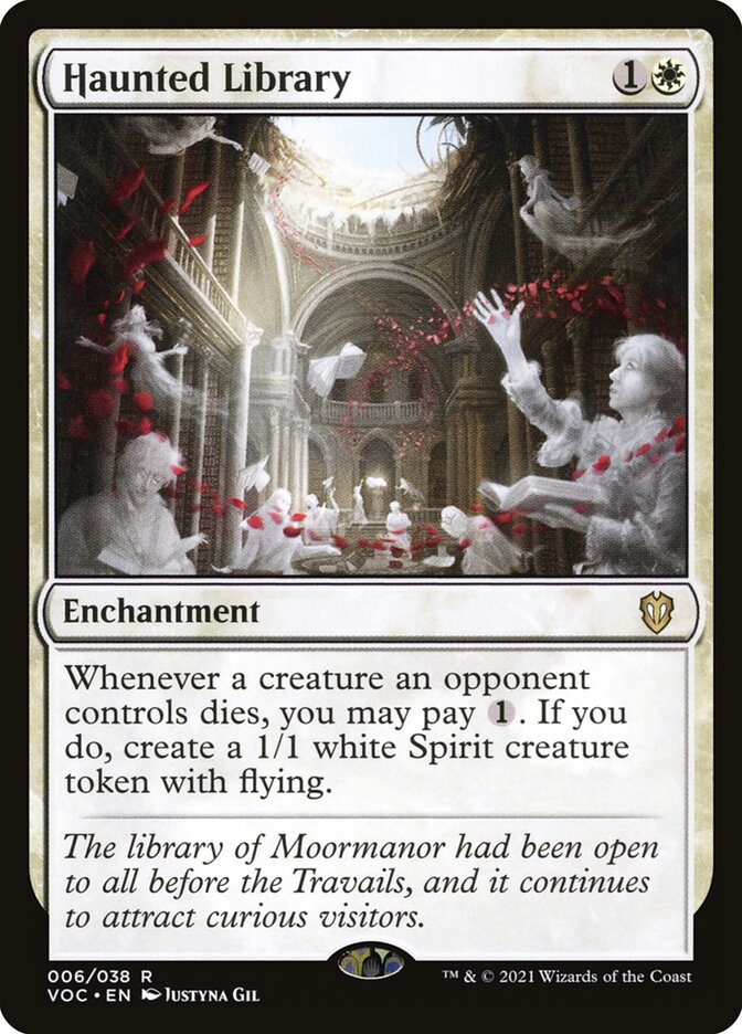 Haunted Library: Crimson Vow Commander