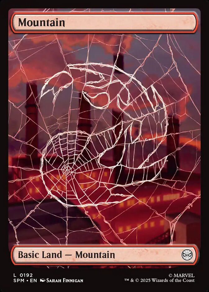 Mountain (#192) (Full Art) - (Foil): Marvel's Spider-Man