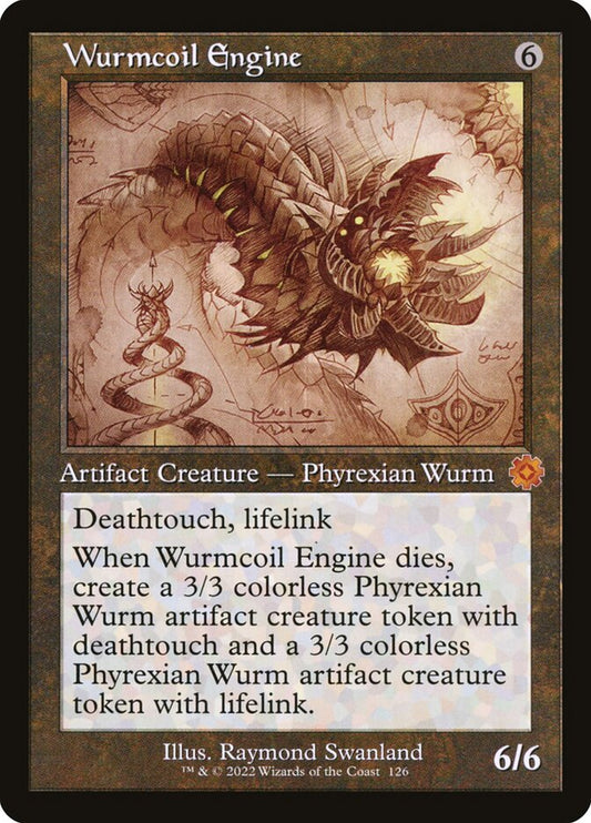 Wurmcoil Engine (#126) (Retro Frame) - (Foil): The Brothers' War Retro Artifacts