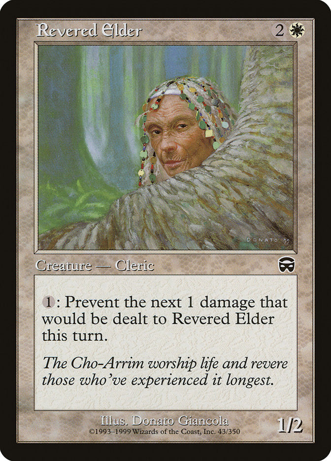 Revered Elder - (Foil): Mercadian Masques