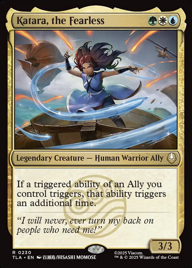 Katara, the Fearless - (Foil): Avatar: The Last Airbender