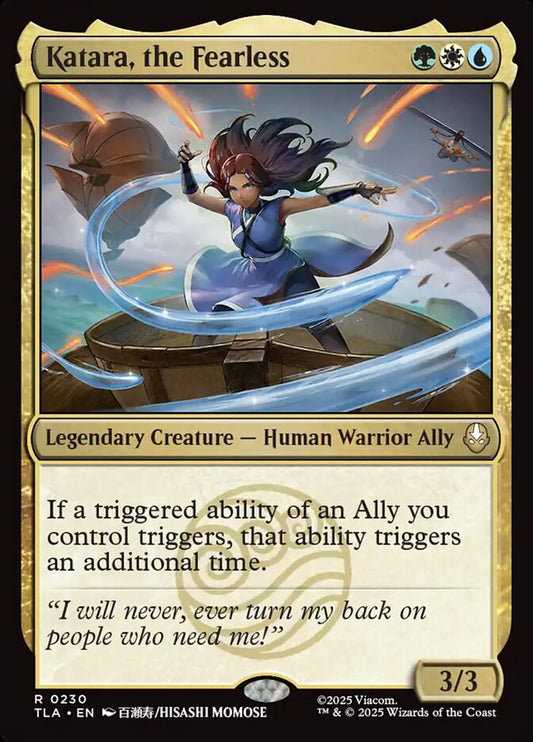 Katara, the Fearless - (Foil): Avatar: The Last Airbender