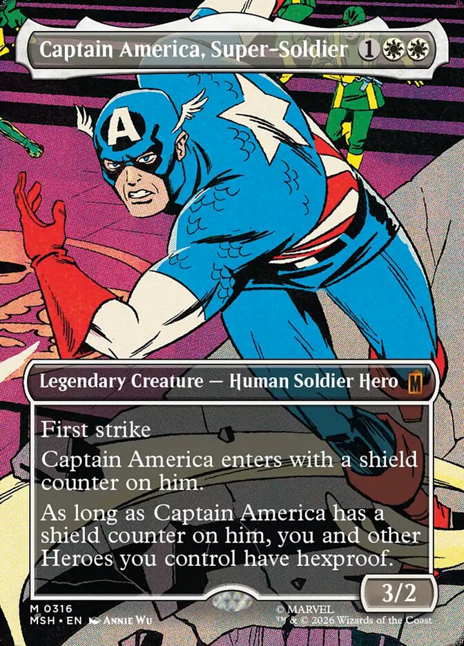 Captain America, Super-Soldier (Borderless) (#316)