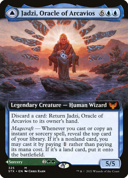 Jadzi, Oracle of Arcavios // Journey to the Oracle - (Foil): Strixhaven: School of Mages